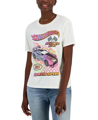 Love Tribe Juniors' Hot Wheels Graphic Print T-Shirt