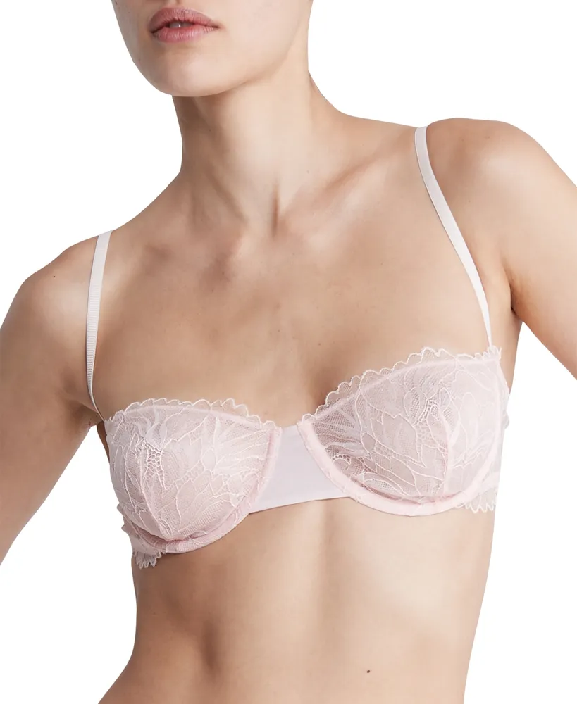 Calvin Klein Floral Lace Unlined Balconette Bra QF7351