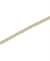 Diamond Link Tennis Bracelet (1 ct. t.w.) in 10k Gold, Created for Macy's