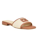 Guess Women's Tampa Slide-On Sandals with Woven Logo Detail