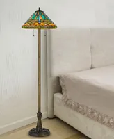 62.5" Height Metal and Resin Floor Lamp