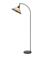 Downbridge 65" Height Metal Arc Floor Lamp with Shade