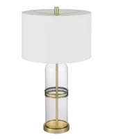 Lenoir 28" Height Glass Table Lamp Set