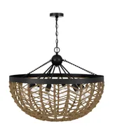 Lillington 6 Light 24" Height Metal Pendant