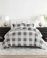 Home Collection 3 Piece Premium Ultra Soft Gingham Comforter Set