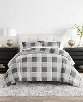 Home Collection 2 Piece Premium Ultra Soft Gingham Comforter Set, Twin