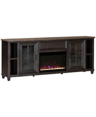 84" Dawnwood 2PC Tv Console Set (84" and Fireplace)