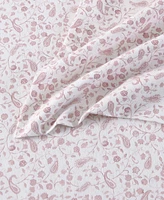 Laura Ashley Paisley Prance Cotton Flannel -Pc. Sheet Set