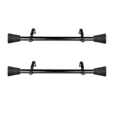 Halldor 1" Side Curtain Rod 12-20" (Set of 2)