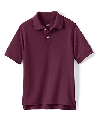 Lands' End Girls Short Sleeve Mesh Polo Shirt