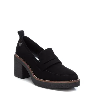 Women's Heeled Suede Moccasins By Xti