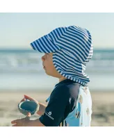 Denim Stripe Floating Flap Hat