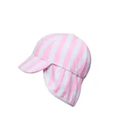 Pink Stripe Floating Flap Hat