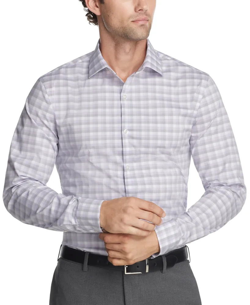 Kenneth Cole Reaction Men's Techni-Cole Slim Fit Flex Stretch Dress Shirt