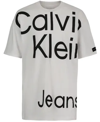 Calvin Klein Big Boys Oversize Logo Short Sleeve T-shirt