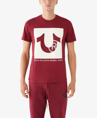 True Religion Men's Short Sleeve Registered Stud T-shirt