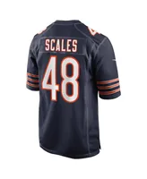 Men's Nike Patrick Scales Navy Chicago Bears Game Jersey