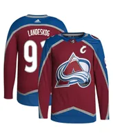 Men's adidas Gabriel Landeskog Burgundy Colorado Avalanche Home Authentic Pro Player Jersey