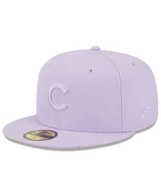 Men's New Era Lavender Chicago Cubs 2023 Spring Color Basic 59FIFTY Fitted Hat