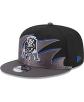 Men's New Era Black New England Patriots Tidal Wave 9FIFTY Snapback Hat