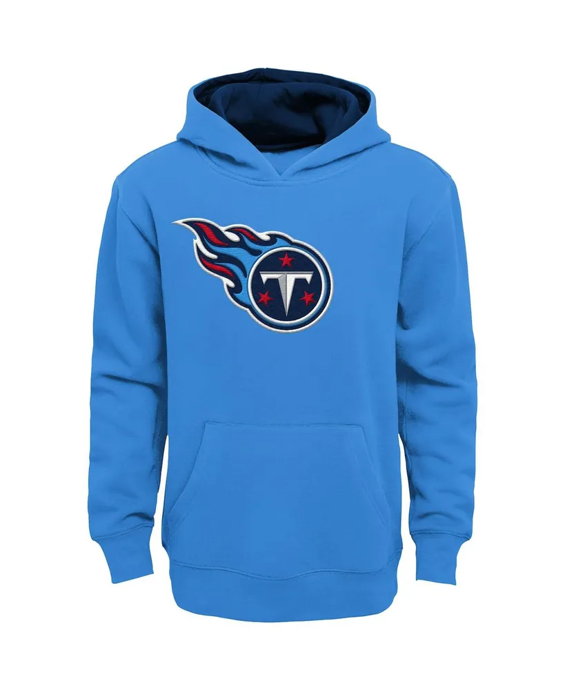 Big Boys Light Blue Tennessee Titans Prime Pullover Hoodie