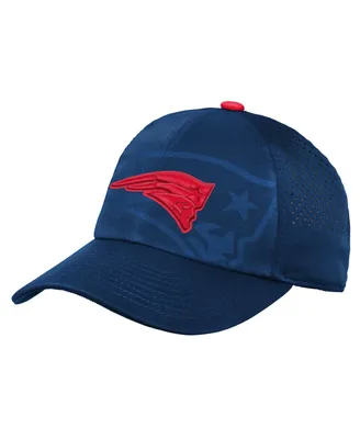 Youth Boys and Girls Navy New England Patriots Tailgate Adjustable Hat