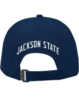 Men's Under Armour Navy Jackson State Tigers Blitzing Accent Iso-Chill Adjustable Hat