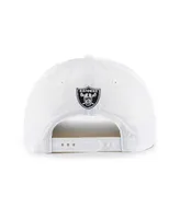 Men's '47 Brand White Las Vegas Raiders Surburbia Hitch Adjustable Hat