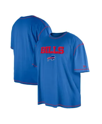 Men's New Era Royal Buffalo Bills Third Down Big and Tall Puff Print T-shirt