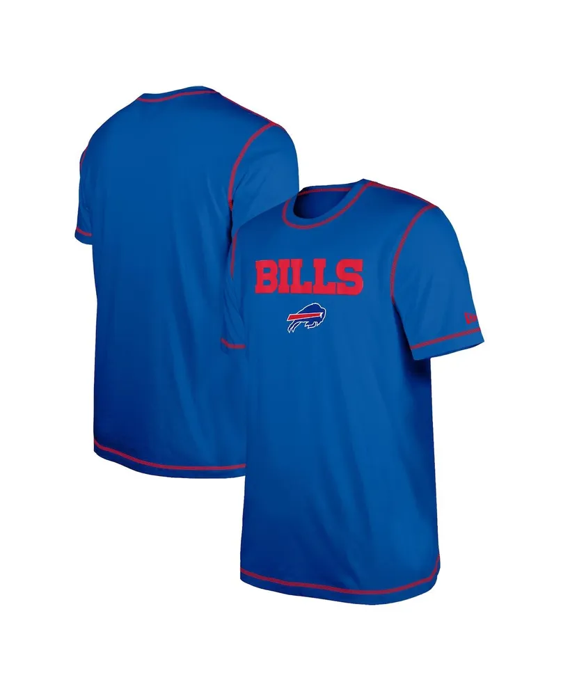 Men's New Era Royal Buffalo Bills Third Down Puff Print T-shirt