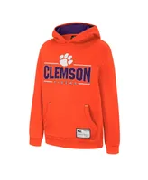 Big Boys Colosseum Orange Clemson Tigers Lead Guitarists Pullover Hoodie