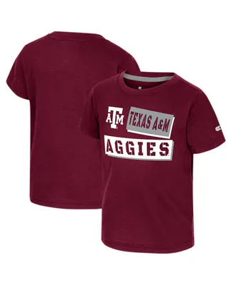 Toddler Boys and Girls Colosseum Maroon Texas A&M Aggies No Vacancy T-shirt