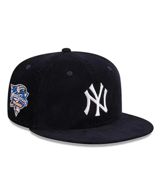 Men's New Era Navy York Yankees Throwback Corduroy 59FIFTY Fitted Hat