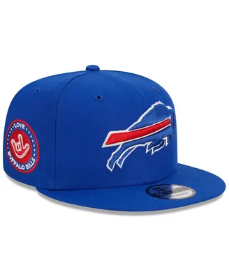 Men's and Women's New Era Royal Buffalo Bills The Nfl Asl Collection by Love Sign Side Patch 9FIFTY Snapback Hat