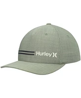 Men's Hurley Green H20-Dri Line Up Flex Hat