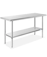 Gridmann x Inch Stainless Steel Table w/ Undershelf