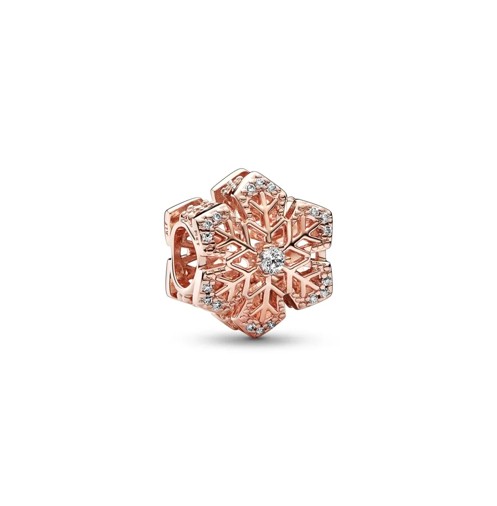 Pandora Cubic Zirconia Festive Snowflake Charm