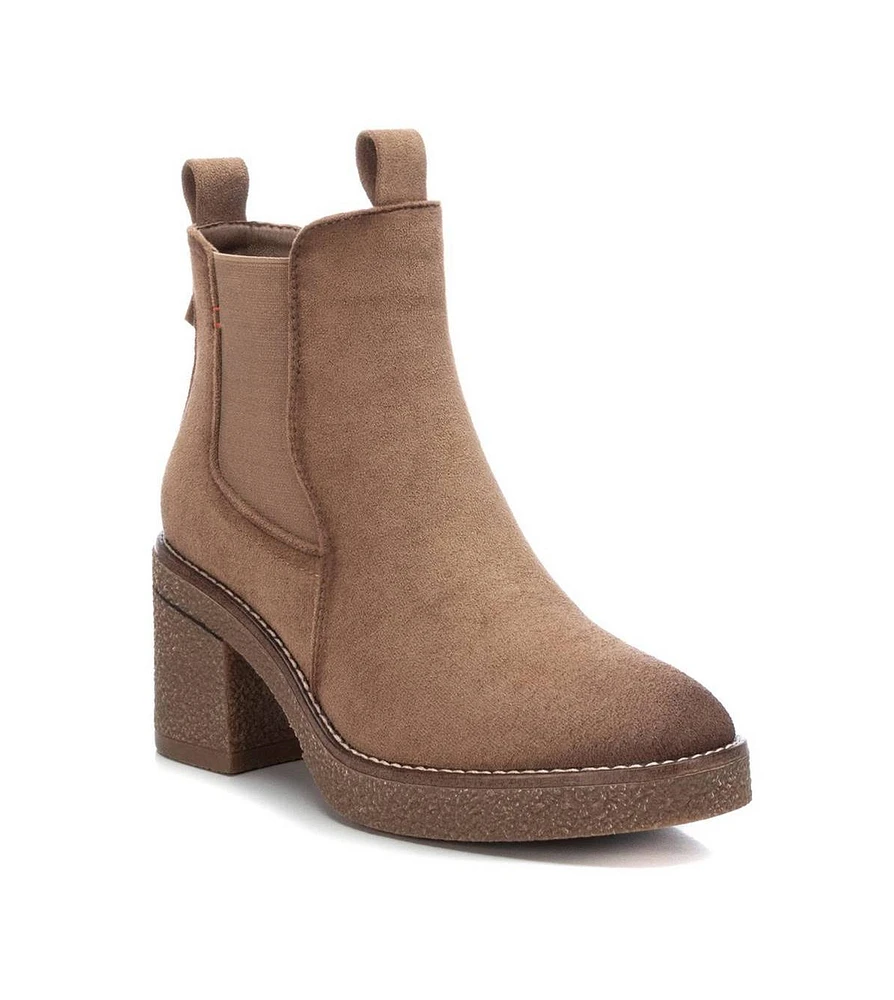 Women's Suede Ankle Booties By Xti