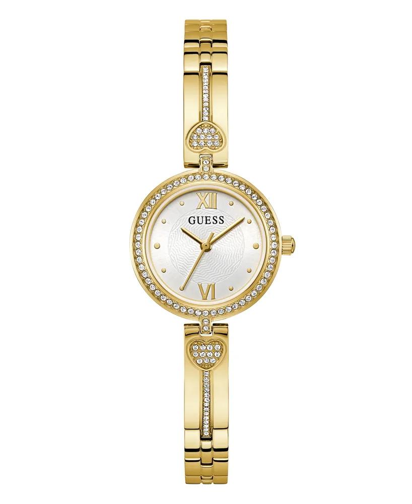 Guess Women's Analog Gold-Tone Stainless Steel Watch 27mm