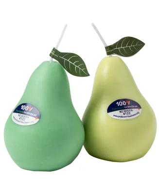 Ventray 2.8" Pear Scented Candle - Set of 2, Fruity Fragrance - Home Decor