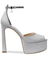 Michael Michael Kors Women's Martina Ankle-Strap Peep-Toe Pumps