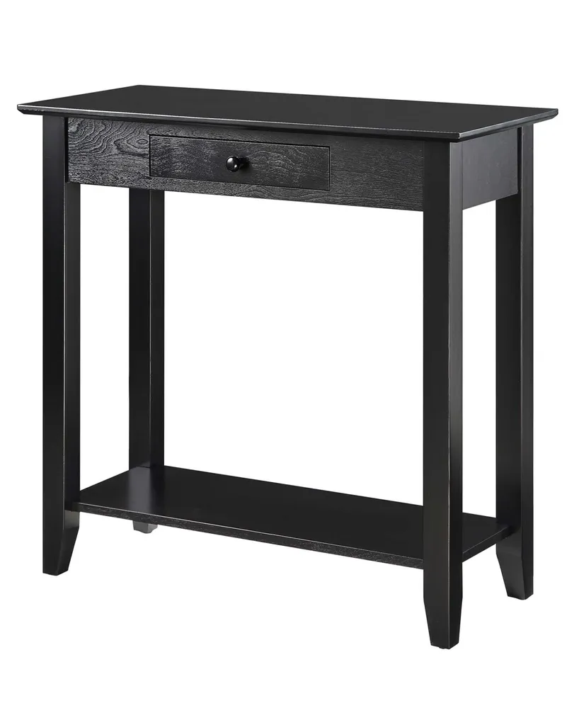 Convenience Concepts 31.5" Wood American Heritage 1 Drawer Hall Table