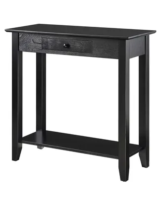 Convenience Concepts 31.5" Wood American Heritage 1 Drawer Hall Table