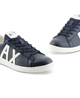 A|X Armani Exchange Men's Leather Logo Sneaker