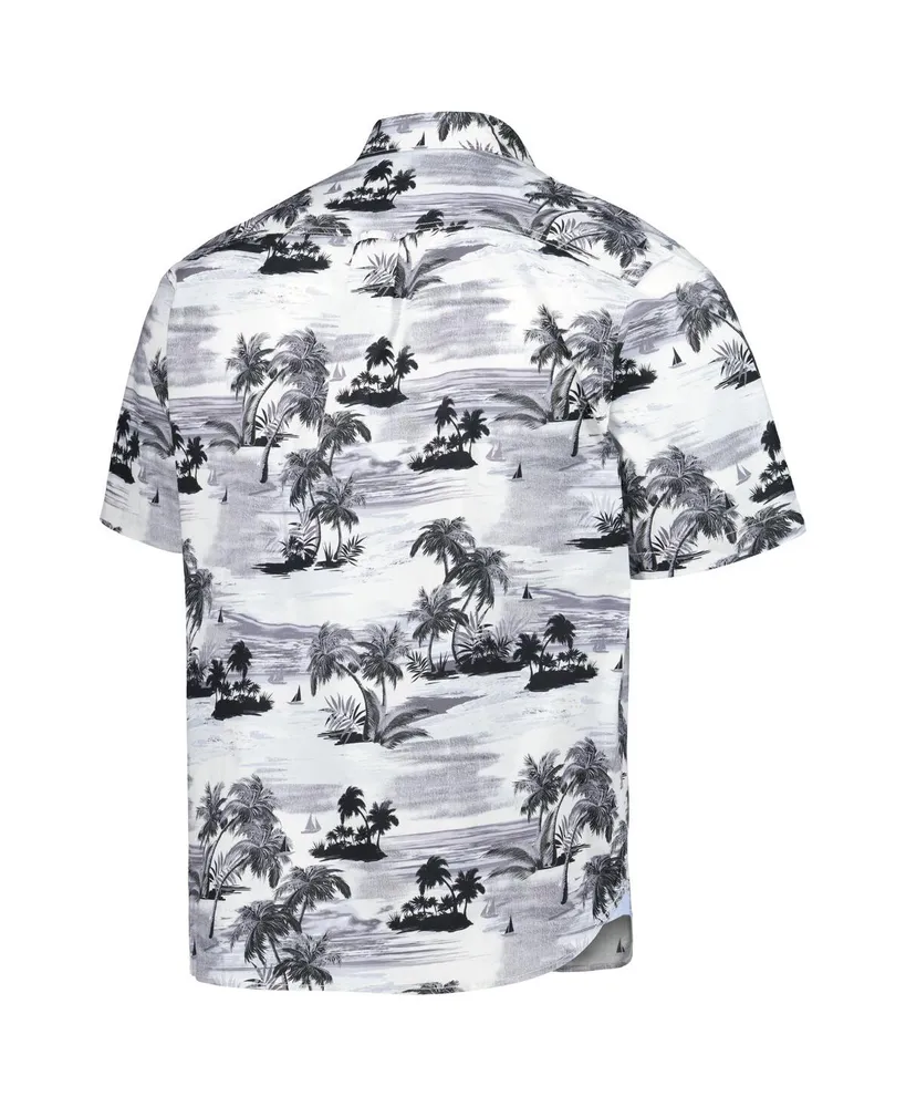 Men's Tommy Bahama Black Arizona State Sun Devils Tropical Horizons Button-Up Shirt