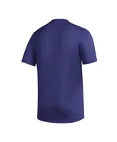 Men's adidas Purple Washington Huskies Aeroready Pregame T-shirt