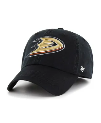 Men's '47 Brand Black Anaheim Ducks Classic Franchise Fitted Hat