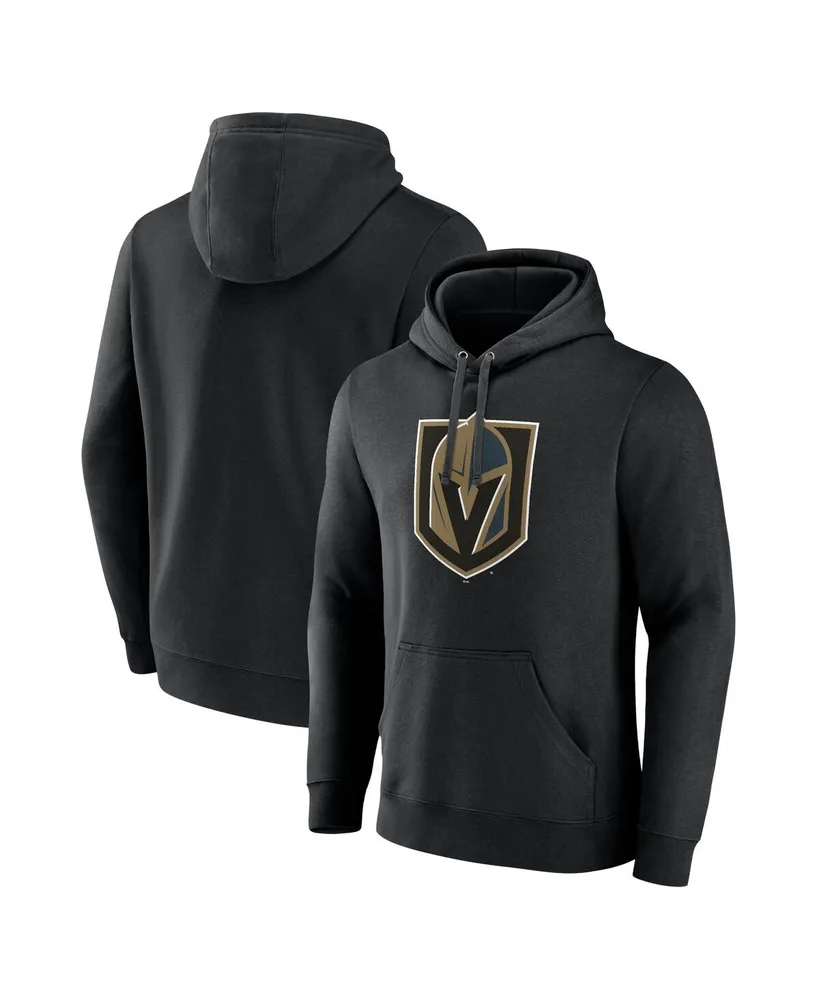 Men's Fanatics Black Vegas Golden Knights Primary Logo Pullover Hoodie