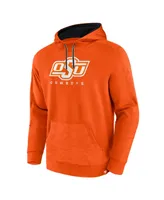 Men's Fanatics Orange Oklahoma State Cowboys Defender Pullover Hoodie