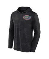 Men's Fanatics Black Florida Gators Camo Hoodie Long Sleeve T-shirt